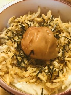 サッと丼ごはん●しらすの酒蒸し丼-レシピのメイン写真