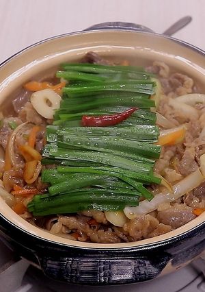 野菜たっぷり！簡単スタミナ焼肉鍋♪-レシピのメイン写真
