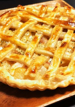 サクとろ食感、ベーコンポテトグラタンパイ-レシピのメイン写真
