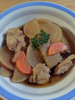 大根、人参、鶏肉の甘辛煮-レシピのメイン写真