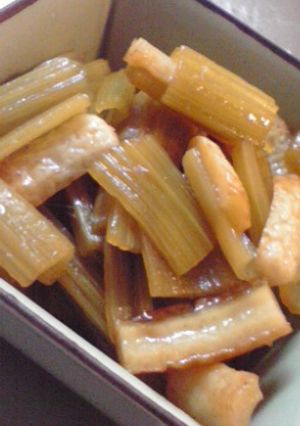 ふきとちくわの甘辛炒め煮。-レシピのメイン写真