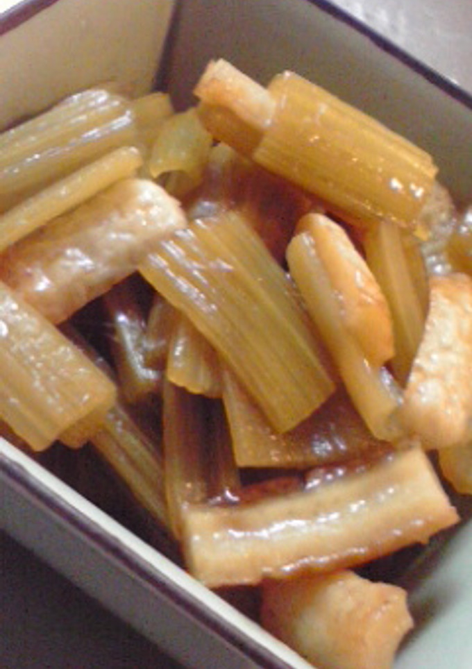 ふきとちくわの甘辛炒め煮。-レシピのメイン写真