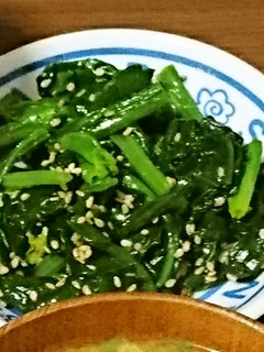 楽々!ほうれん草のおひたし-レシピのメイン写真