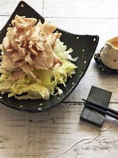 豚しゃぶと白菜のサラダ ☆☆-レシピのメイン写真