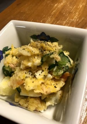 残りもの野菜で大人のポテサラを！-レシピのメイン写真