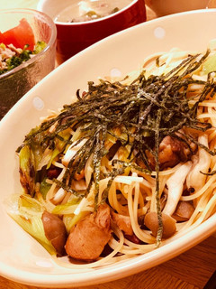 焼き鳥缶で簡単パスタ-レシピのメイン写真