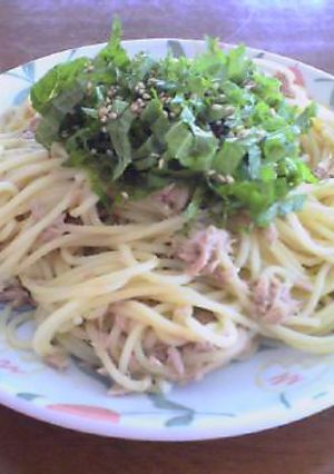 【 ツナと青じそのさっぱり夏パスタ 〗-レシピのメイン写真