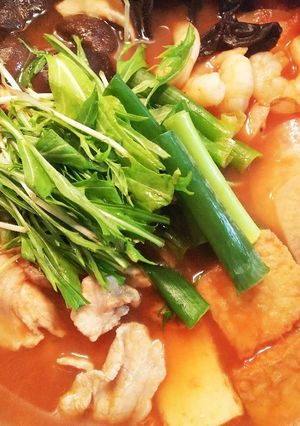 【子どもと作ろう】エビのビスク風トマト鍋-レシピのメイン写真