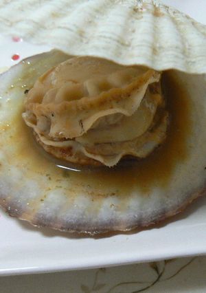 迫力!帆立の酒蒸し-レシピのメイン写真