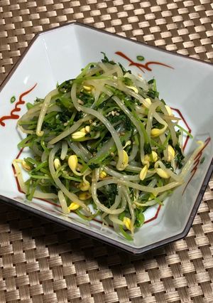 豆苗と豆もやしのナムル-レシピのメイン写真
