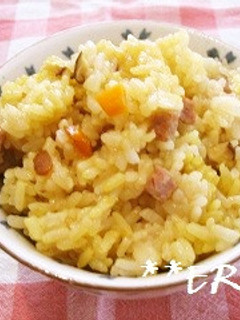 お鍋で作るカレーおこわ~♪♪-レシピのメイン写真