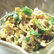 しらたき・ピーマン・レタスの焼肉タレ炒め