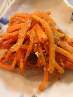 にんじんのごま味噌和え-レシピのメイン写真