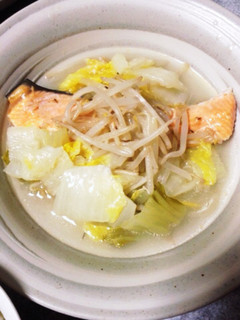 鮭と野菜の酒蒸し-レシピのメイン写真