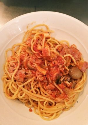 残ったロールキャベツで激うまパスタ-レシピのメイン写真