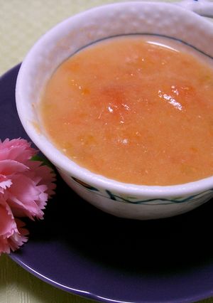 清酒で煮た☆トマトのゼリー-レシピのメイン写真