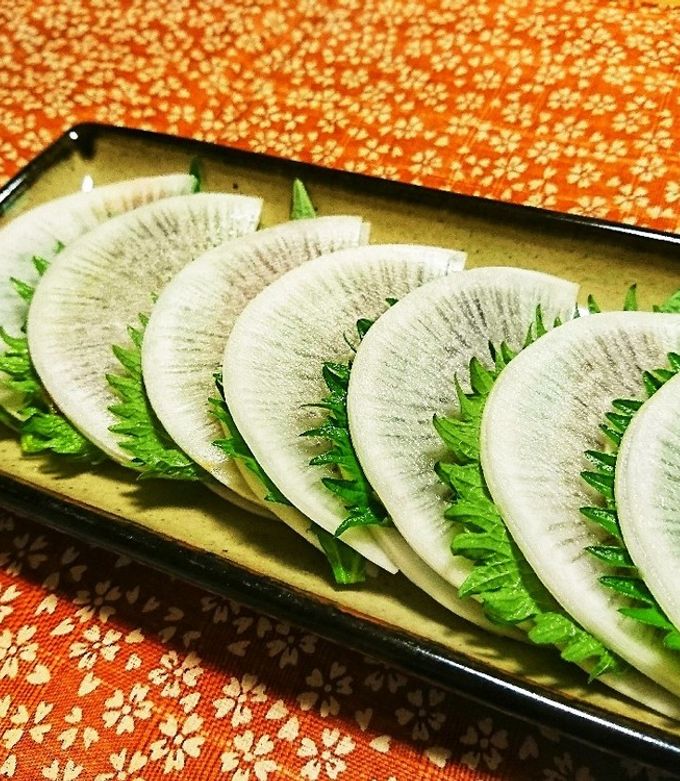 大葉が爽やか♪田楽味噌の大根はさみ♪-レシピのメイン写真