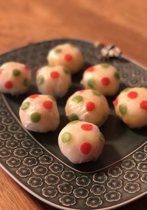 ライスペーパーで★水玉ポテトサラダ-レシピのメイン写真
