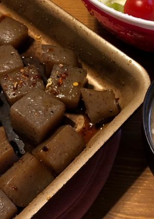 ヘルシー簡単＊ピリ辛こんにゃくステーキ-レシピのメイン写真