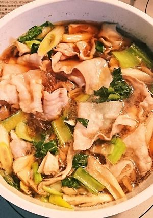 簡単　あったかい　つけめんのつゆ(そば)-レシピのメイン写真
