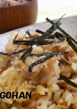 ツナ缶＆なめたけで簡単☆炊き込みご飯-レシピのメイン写真
