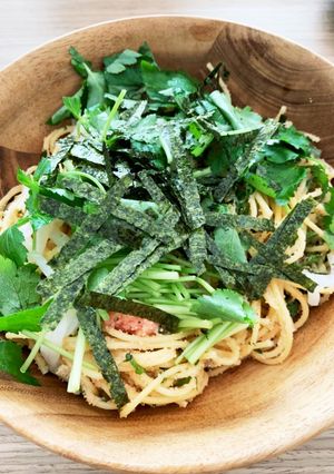 明太子とイカのスパゲティ-レシピのメイン写真