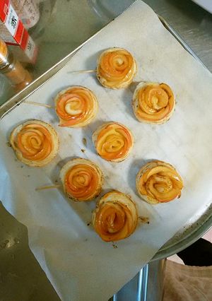 パイ(林檎でバラの花)-レシピのメイン写真