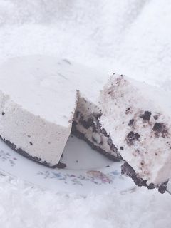 生クリームを泡立てないオレオチーズケーキ-レシピのメイン写真