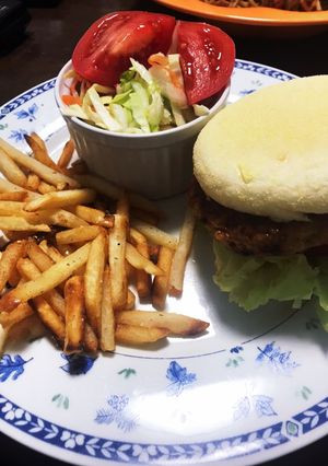 お家でヘンシーてりやきバーガー-レシピのメイン写真