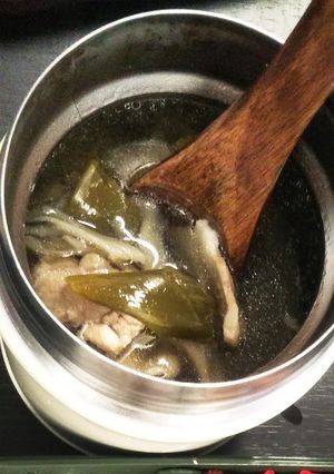 スープジャー：豚肉と長ねぎのスープじゃー-レシピのメイン写真