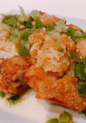 (程々に手抜き！) 揚げ鶏のみぞれ掛け-レシピのメイン写真