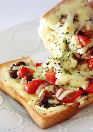 パパッと♪5分で朝ごはん♡さば缶トースト-レシピのメイン写真