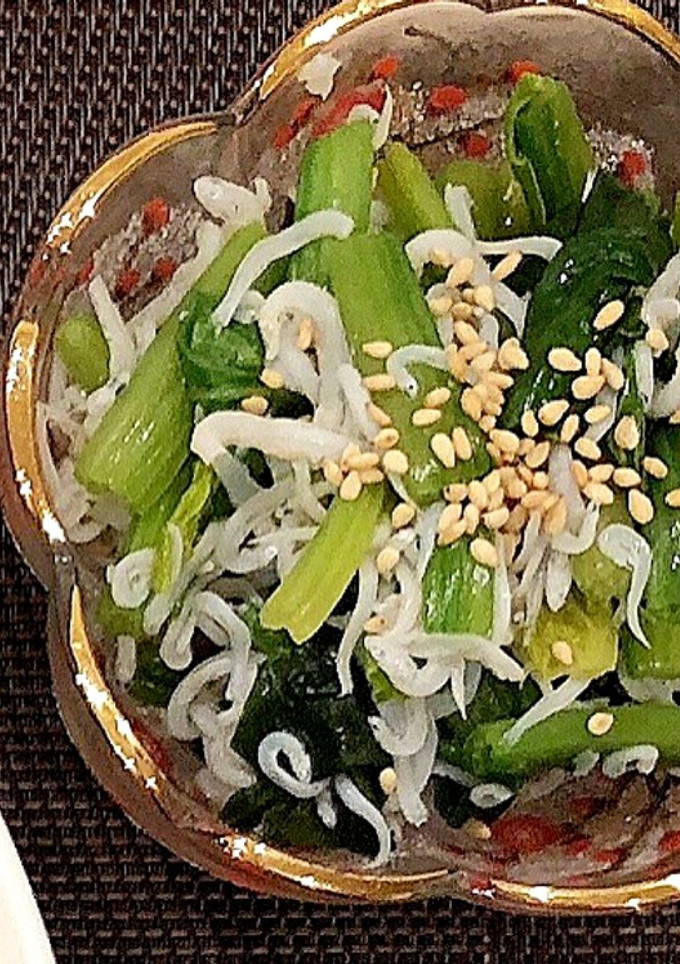 ほうれん草としらすのお浸し☆副菜に-レシピのメイン写真