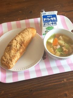 おうち給食♡市販品で…揚げパン-レシピのメイン写真