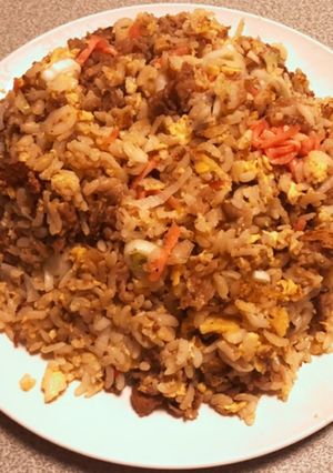 【簡単】すき家の牛丼チャーハン-レシピのメイン写真