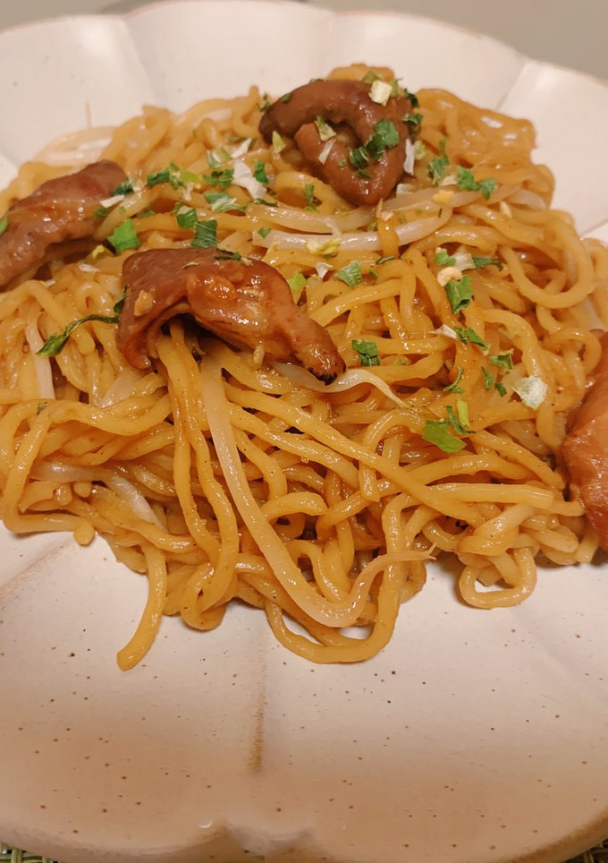 秘密の簡単昼ごはん！味噌焼きそば★-レシピのメイン写真