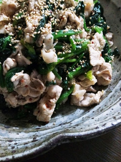 豚肉とほうれん草の簡単ナムル-レシピのメイン写真