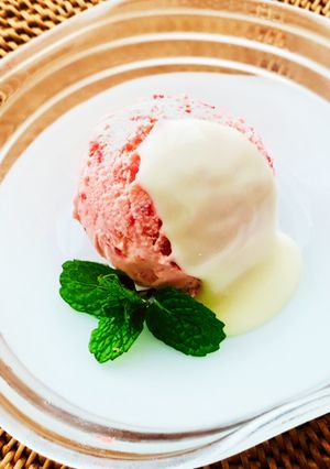 糖質オフ•苺のジェラート♪-レシピのメイン写真