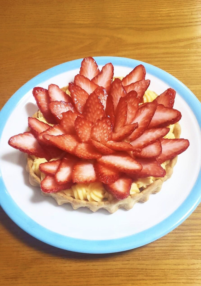 簡単❤️いちごのタルト❤️バターと型不要-レシピのメイン写真