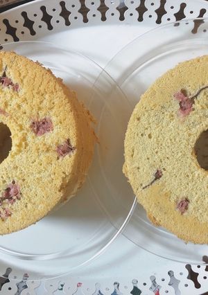 ｽﾀｲﾘｯｼｭ ｻｸﾗｼﾌｫﾝｹｰｷ2台-レシピのメイン写真
