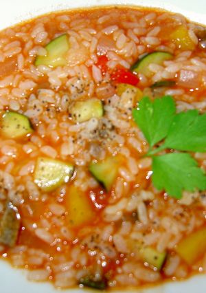 夏野菜たっぷり★トマトリゾット-レシピのメイン写真