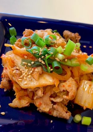 ＊おつまみにも♡簡単な豚キムチ＊-レシピのメイン写真