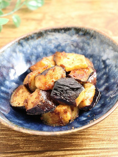簡単!茄子の味噌マヨソテー-レシピのメイン写真