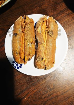 ピーナッツバターレーズンコッペパン-レシピのメイン写真