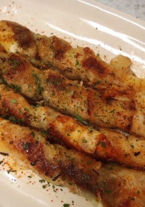 棒状チーズの豚肉くるくる巻き-レシピのメイン写真