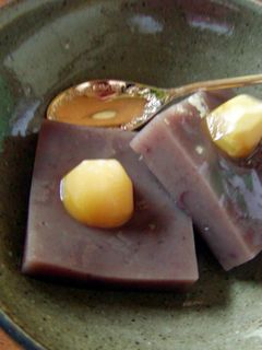 ミルク風味水ようかん★簡単冷たいおやつ♪-レシピのメイン写真