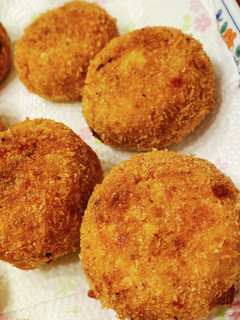 かぼちゃコロッケ(チーズ・ひき肉入り)-レシピのメイン写真