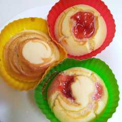 รูปของ 米粉のジャムカップケーキ♪