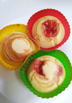 米粉のジャムカップケーキ♪-レシピのメイン写真