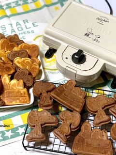 スヌーピーのおいしいワッフル-レシピのメイン写真